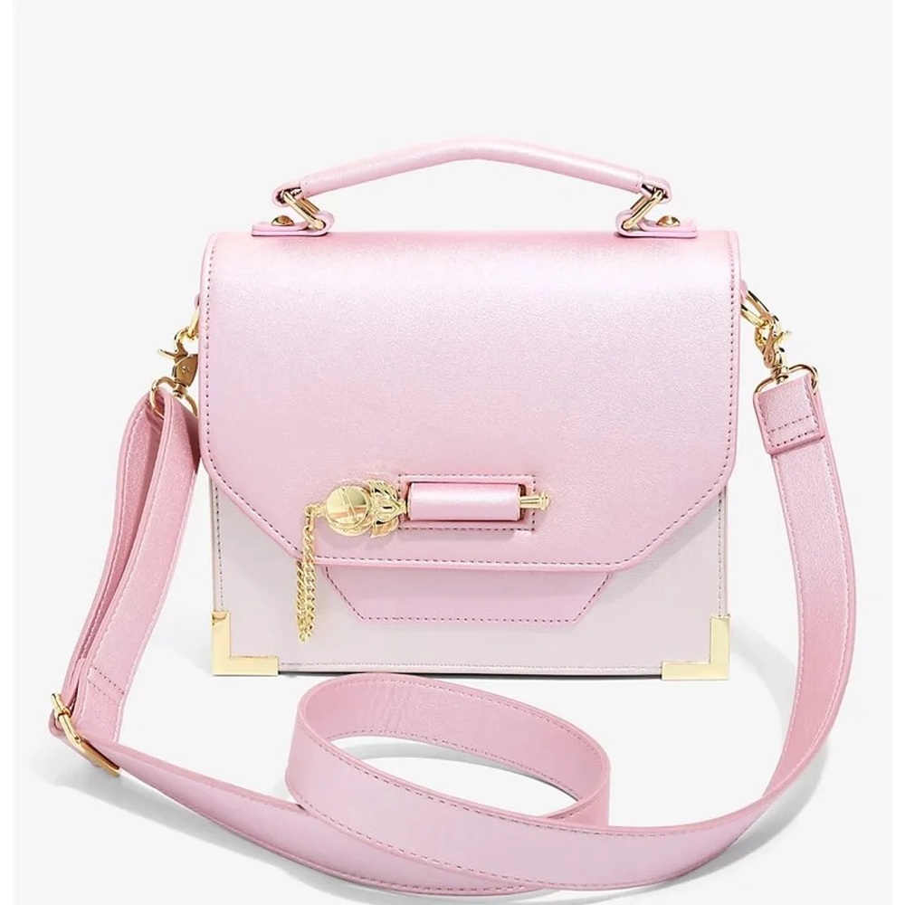 Women's Loungefly x Sailor Moon Scepter Latch Handbag Crossbody Purse Bag